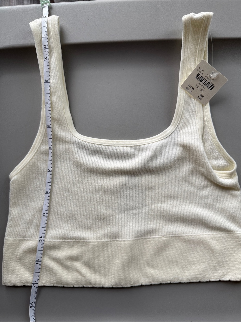 NWT Anthropologie The Hattie Seamless Square Neck Bralette - Picture 9 of 9